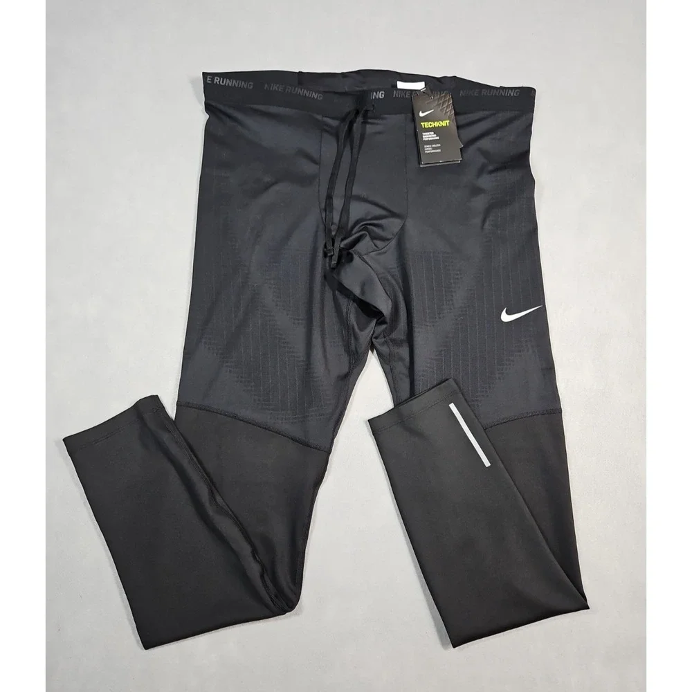 Nike Dri-FIT Mens Black Phenom Elite Running Tights Size‎ XXL NWT